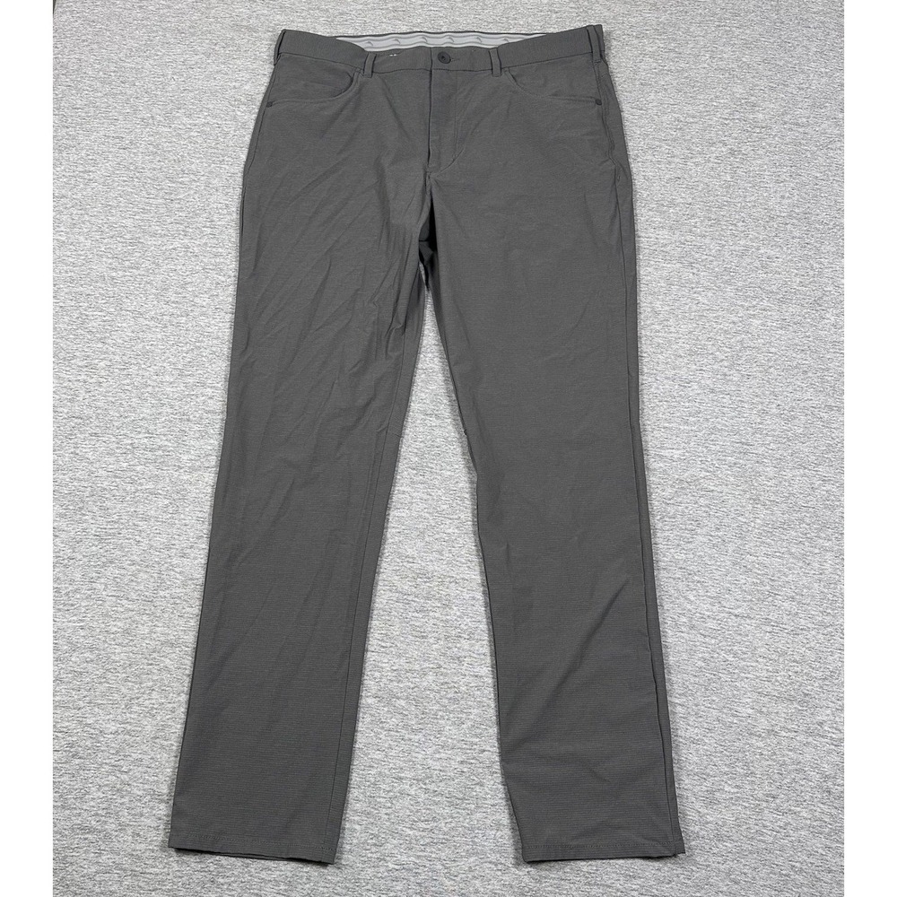 Tommy Bahama Pants Mens 38x34 Gray Chip Shot Performance Stretch Chino Golf